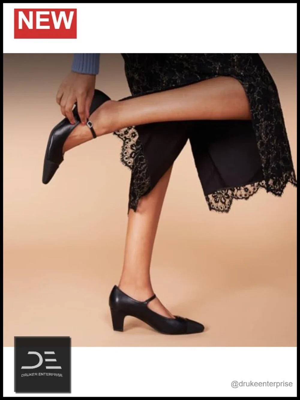 Chunky Block Heel Pumps for Women Closed Round Toe Low Heel Dress Shoes with